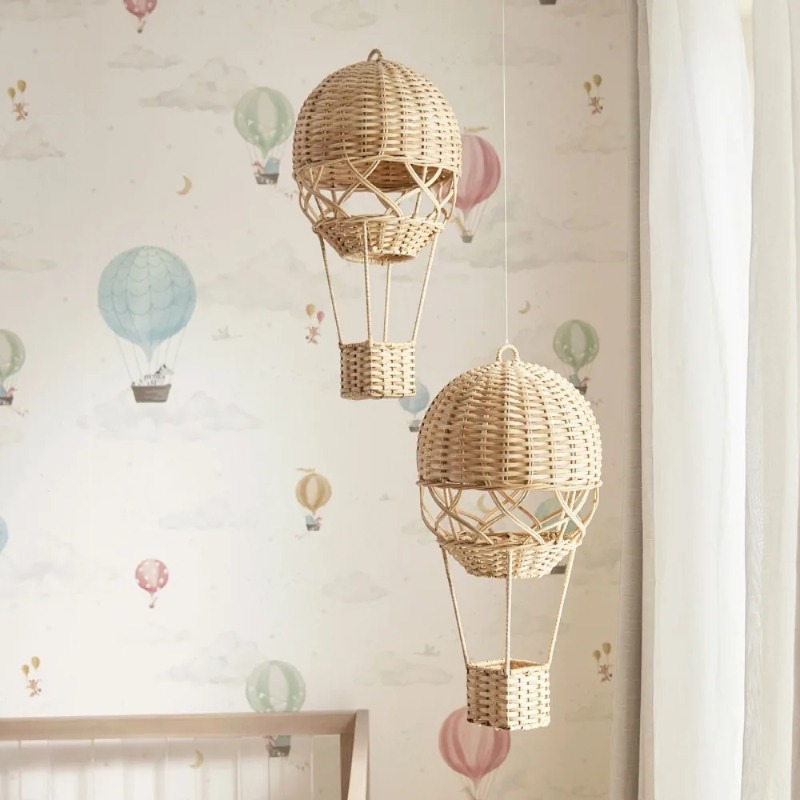 Handmade Rattan Hot Air Balloo - огляд і ціна Rattan Plant Basket